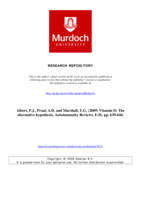 Vitamin D: The alternative hypothesis