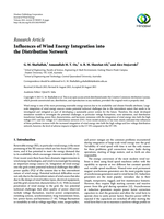 Influences of Wind Energy Integration into the Distribution Network