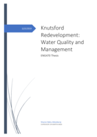 Knutsford redevelopment: Water quality and management
