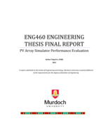PV array simulator performance evaluation