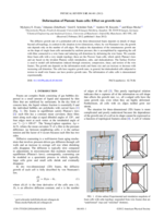 Deformation of Platonic foam cells: Effect on growth rate