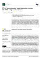 GABA supplementation negatively affects cognitive flexibility independent of tyrosine