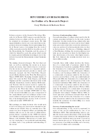But culture can also be dangerous: An outline of a research project