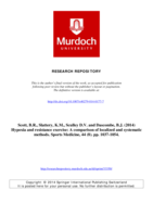 Hypoxia and resistance exercise: A comparison of localized and systemic methods