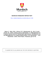 Sandy soils of Cambodia