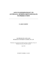 Asylum seeker policy in Australia: Sending refugees back to persecution