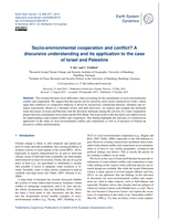 Socio-environmental cooperation and conflict? A discursive understanding and its application to the case of Israel and Palestine