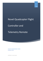 Novel quadcopter flight controller and telemetry remote