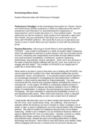 Envisioning ethics anew: Rustom Bharucha talks with Performance Paradigm