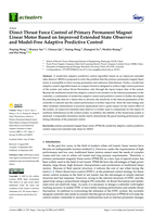 Direct thrust force control of primary permanent magnet linear motor based on improved extended state observer and model-free adaptive predictive control