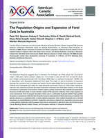 The population origins and expansion of feral cats in Australia