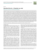Biocultural diversity: A Mongolian case study