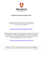 Probing changes in corticospinal excitability following theta burst stimulation of the human primary motor cortex