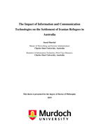 The impact of Information and Communication Technologies on the settlement of Iranian refugees in Australia