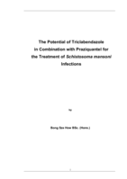 The potential of Triclabendazole in combination with Praziquantel for the treatment of Schistosoma mansoni infections