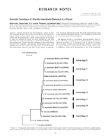 Zoonotic genotype of Giardia intestinalis detected in a ferret