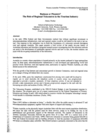 Business or pleasure? The role of regional telecentres in the tourism industry