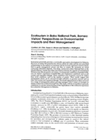 Ecotourism in Bako National Park, Borneo: Visitors' perspectives on environmental impacts and their management