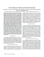 Stream-temperature estimation from thermal infrared images