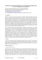 Unimolecular decomposition of C3Cl6: pathways for formation of cylic chlorinated compounds