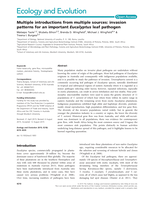Multiple introductions from multiple sources: invasion patterns for an important Eucalyptus leaf pathogen