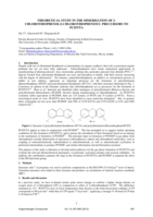 Theoretical study in the dimerisation of 2-chlrothiophenol/2-chlorothiophenoxy: Precursors to PCDT/TA