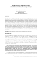 The noetic prism: a new perspective on the information, data, knowledge complex