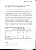 Performance and gastric ulcers in growing-finishing pigs fed alfalfa hay meal or a coarse-milled pelleted diet