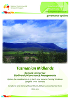 Tasmanian Midlands options to improve biodiversity governance arrangements
