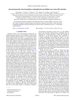 Increased porosity turns desorption to adsorption for gas bubbles near water-SiO2 interface