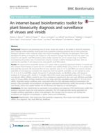 An internet-based bioinformatics toolkit for plant biosecurity diagnosis and surveillance of viruses and viroids