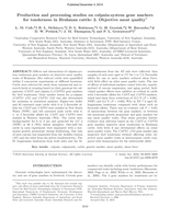 Production and processing studies on calpain-system gene markers for tenderness in Brahman cattle: 2. Objective meat quality