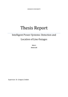 Intelligent power systems: Detection and location of line outages