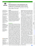 Retrotransposons in the development and progression of amyotrophic lateral sclerosis