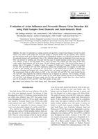Evaluation of avian influenza and Newcastle disease virus detection kit using field samples from domestic and Semi-domestic birds