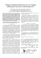 Voltage Unbalance reduction in low voltage distribution networks with rooftop PVs