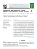 Deep learning based classification of sheep behaviour from accelerometer data with imbalance