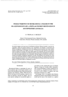 Characteristics of recreational anglers in the Blackwood Estuary, a popular tourist destination in Southwestern Australia