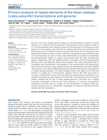 Primary analysis of repeat elements of the Asian seabass (Lates calcarifer) transcriptome and genome