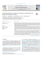 Step length determines minimum toe clearance in older adults and people with Parkinson’s disease
