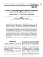 Dugong (Dugong dugon) movements and habitat use in a coral reef lagoonal ecosystem