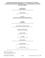 IUPAC-NIST solubility data series. 81. Hydrocarbons with water and seawater-revised and updated. Part 5. C7 hydrocarbons with water and heavy water