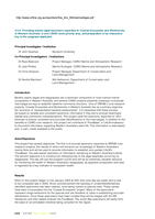 Providing marine algal taxonomic expertise to coastal ecosystem and biodiversity in Western Australia, a core CSIRO work priority area, and preparation of an interactive key to the seagrass epiphytes