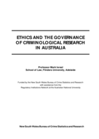 Ethics and the governance of criminological research in Australia