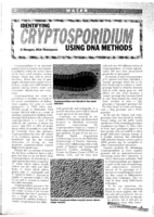 Identifying Cryptosporidium using DNA methods