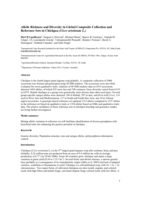 Allelic richness and diversity in global composite collection and reference sets in chickpea (Cicer arietinum L.)