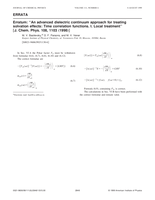 Erratum: “An advanced dielectric continuum approach for treating solvation effects: Time correlation functions. I. Local treatment” [J. Chem. Phys. 108, 1103 (1998)]