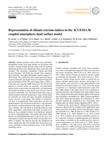 Representation of climate extreme indices in the ACCESS1.3b coupled atmosphere–land surface model