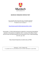 Gold leaching by copper(II) in ammoniacal thiosulphate solutions in the presence of additives. Part I: A review of the effect of hard–soft and Lewis acid-base properties and interactions of ions