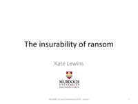 The insurability of ransom